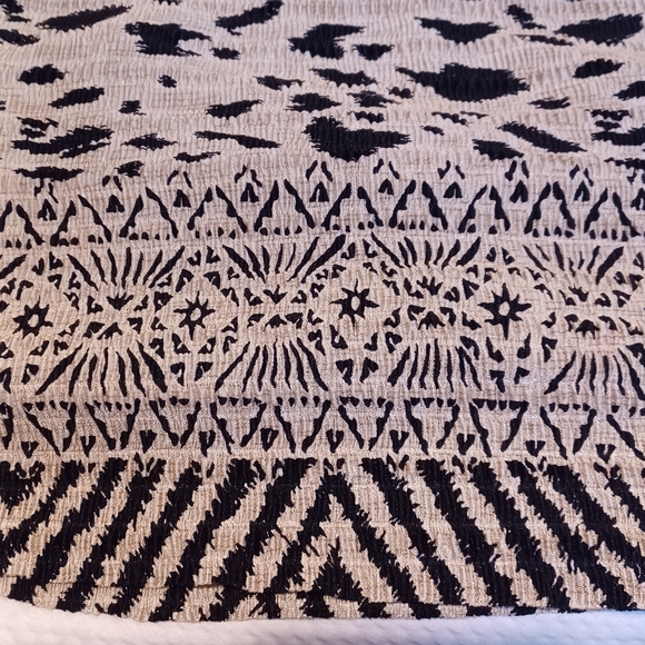 VINTAGE PLEAT PLEAT BY RAFAEL SLEEVELESS MAXI DRESS ABSTRACT/TRIBAL PRINT SMALL - Picture 5 of 7